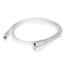 C2G Mini DisplayPort Extension Cable, Male to Female (6', White)
