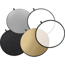 Raya 5-in-1 Collapsible Reflector Disc (32")