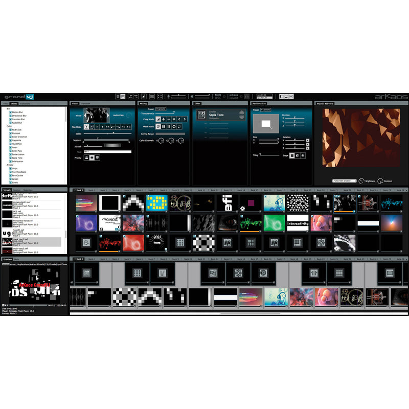 American DJ Grand VJ by Arkaos- Eight Layer Video Mix VJ Software (Version 2.0)