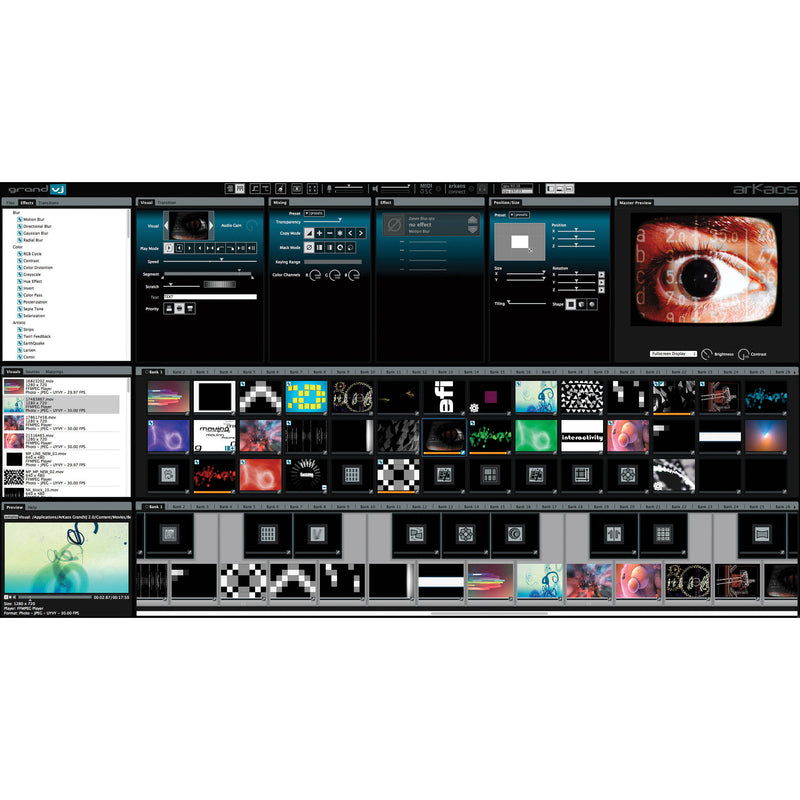 American DJ Grand VJ by ArKaos- Eight Layer Video Mix VJ Software (Upgrade to Version 2.0 Including Video Map Extension)