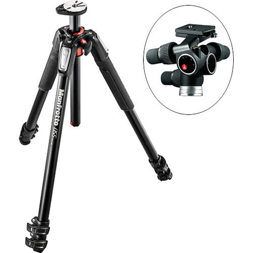 Manfrotto MT055XPRO3 Aluminum Tripod with 405 Pro Digital Geared Head Kit
