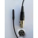 Sanken COS-11D Omni Lavalier Mic, Reduced Sens, Hardwired TA5F Connector for Lectrosonics Wireless Transmitter (No Accessories, Black)