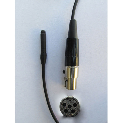 Sanken COS-11D Omni Lavalier Mic, Reduced Sens, Hardwired TA5F Connector for Lectrosonics Wireless Transmitter (No Accessories, Black)