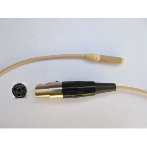 Sanken COS-11D Omni Lavalier Mic, Reduced Sens, Hardwired TA5F Connector for Lectrosonics Wireless Transmitter (No Accessories, Beige)
