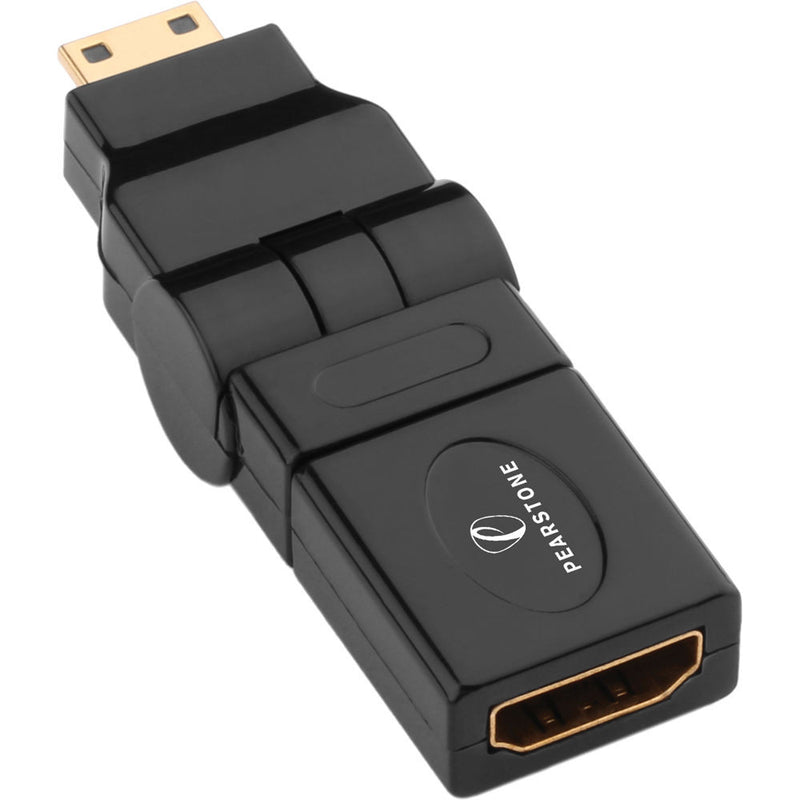 Pearstone HDMI to HDMI Mini Swiveling & Rotating Adapter