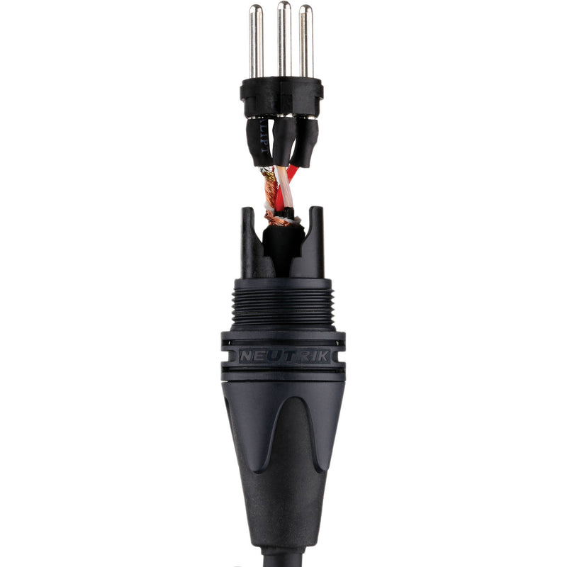 Kopul Studio Elite 4000 Series Angled XLR-M to Angled XLR-F Microphone Cable - 20' (6.1 m) Black