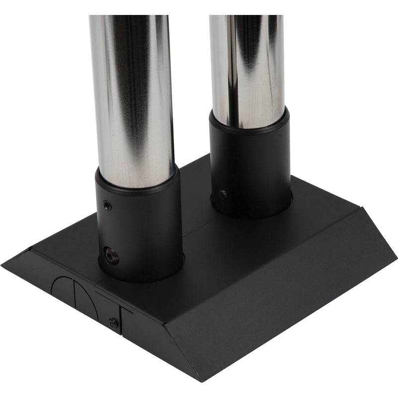 Peerless-AV MOD-CPF2 Modular Dual Pole Ceiling / Floor Plate (Black)