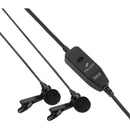 Polsen OLM-20 Dual Omnidirectional Lavalier Microphone