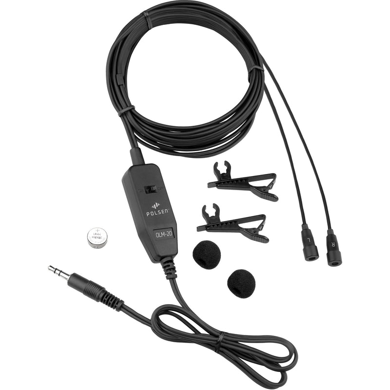 Polsen OLM-20 Dual Omnidirectional Lavalier Microphone