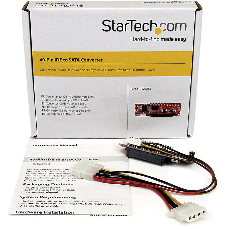 StarTech 40-Pin PATA to 2.5" SATA HDD/SSD/ODD Converter