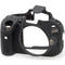 easyCover Silicone Protection Cover for Canon 90D (Black)