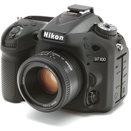 easyCover Silicone Protection Cover for Nikon D7100, D7200 (Black)