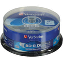 Verbatim BD-R Blu-ray DL 50GB 6x with Branded Surface Disc (Spindle Pack of 25)