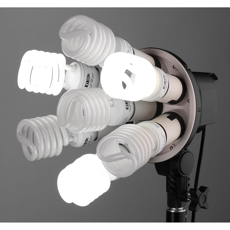 Raya Octa Fluorescent 7 Socket Fixture