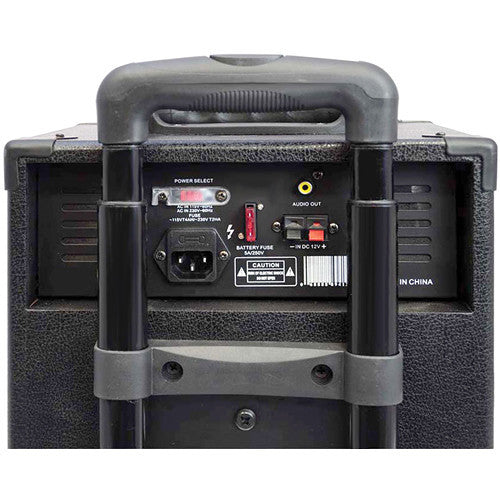 Pyle Pro PWMA1090UI 800W Dual Channel Wireless Rechargeable Portable PA System