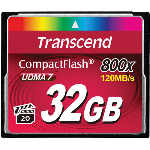 Transcend 32GB 800x CompactFlash Memory Card UDMA
