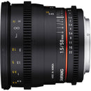 Samyang 50mm T1.5 VDSLR AS UMC Lens for Sony E Mount