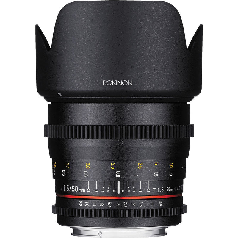 Rokinon 50mm T1.5 AS UMC Cine DS Lens for Sony E Mount