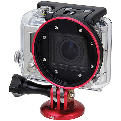 FotodioX GoTough Tripod Adapter II for GoPro Camera (Red)