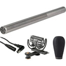 Rode NTG3 Precision RF-Biased Shotgun Mic with Shoe Adapter & Super-Softie Wind Shield Kit (Gray)