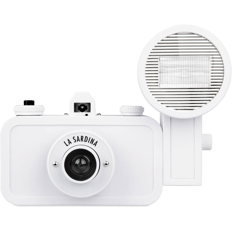 Lomography La Sardina DIY White Edition Camera with Flash