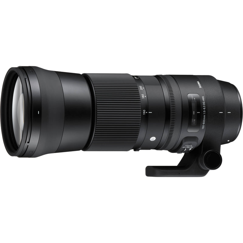 Sigma 150-600mm f/5-6.3 DG OS HSM Contemporary Lens for Canon EF and MC-11 Mount Converter/Lens Adapter for Sony E Kit
