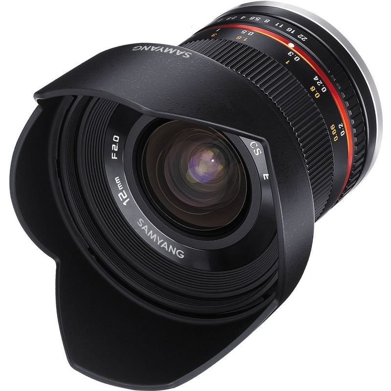 Samyang 12mm f/2.0 NCS CS Lens for Sony E-Mount (APS-C) (Black)