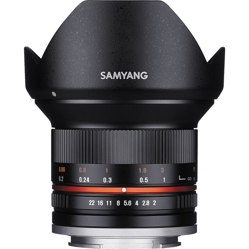 Samyang 12mm f/2.0 NCS CS Lens for Sony E-Mount (APS-C) (Black)