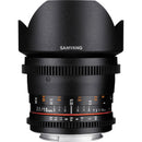 Samyang 10mm T3.1 VDSLR Lens with Sony Alpha Mount