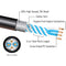 Kopul Premier Quad Pro 5000 Series XLR M to XLR F Microphone Cable - 15' (4.5 m), Black