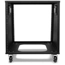 iStarUSA WZ-1050 10U 500mm Depth Sloping Media Rack (Black)
