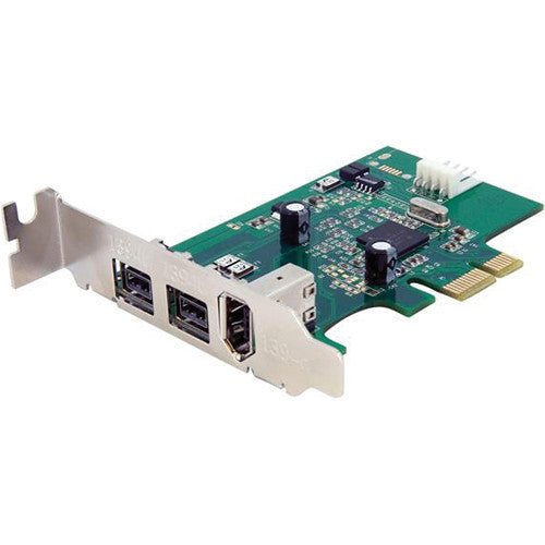 StarTech 3 Port 2b 1a 1394 PCI Express FireWire Adapter Card