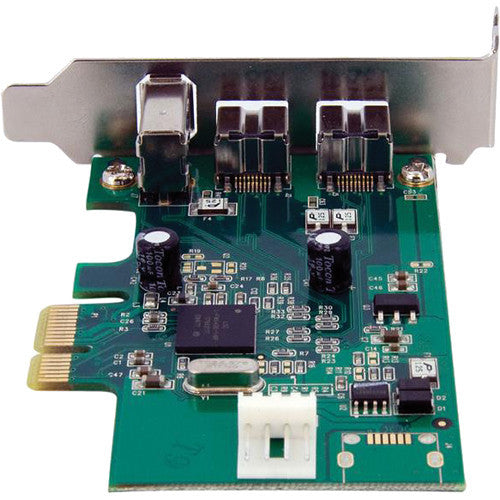 StarTech 3 Port 2b 1a 1394 PCI Express FireWire Adapter Card