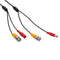 Pearstone BNC Extension Cable with Power for CCTVs (50 ft)