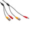 Pearstone BNC Extension Cable with Power for CCTVs (150 ft)