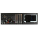 iStarUSA D-340HN-T 3 RU Compact 4 x 3.5" Bay Trayless Hotswap microATX Rackmount Chassis (Red HDD Handles)