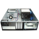 iStarUSA D-340HN-T 3 RU Compact 4 x 3.5" Bay Trayless Hotswap microATX Rackmount Chassis (Silver HDD Handles)