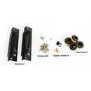 iStarUSA D-340HN-T 3 RU Compact 4 x 3.5" Bay Trayless Hotswap microATX Rackmount Chassis (Silver HDD Handles)