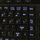 Adesso SlimTouch 120 3-Color Illuminated Compact Multimedia Keyboard