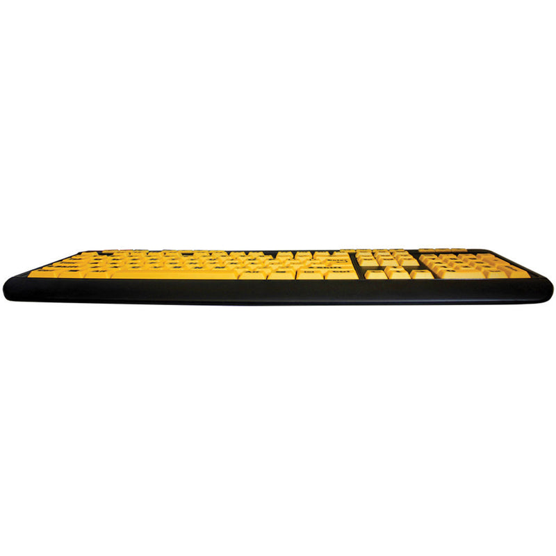 Adesso EasyTouch 132 Luminous 4x Large Print Multimedia Desktop Keyboard