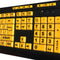 Adesso EasyTouch 132 Luminous 4x Large Print Multimedia Desktop Keyboard