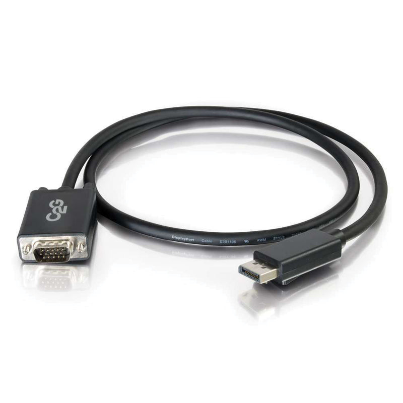 C2G DisplayPort Male to 15-Pin VGA Male Active Adapter Cable (3')