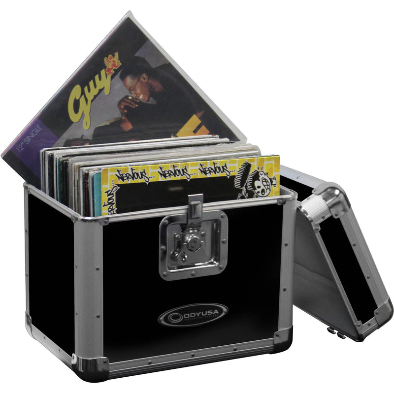 Odyssey Innovative Designs Stacking Record/Utility Krom Case for 70 12" Vinyl Records/LPs