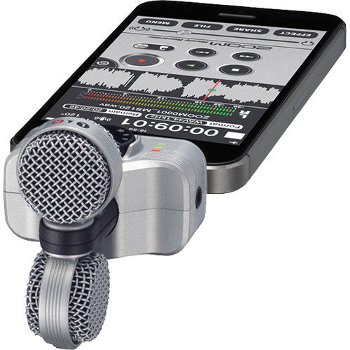 Zoom iQ7 Mid-Side Stereo Microphone for iOS Devices with Lightning Connector