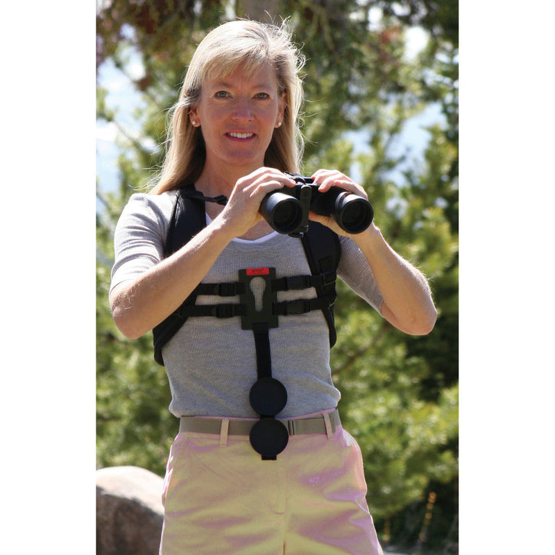 Keyhole Hands-Free Camera/Binoculars Carrying Harness with Shoulder Straps