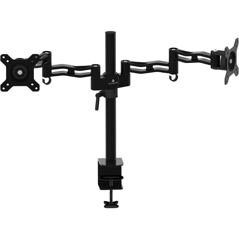 Gabor MD-BD13B Dual-Monitor Desktop Mount with Articulating Arms (Black)