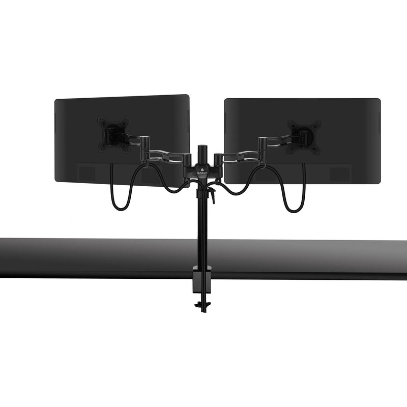 Gabor MD-BD13B Dual-Monitor Desktop Mount with Articulating Arms (Black)