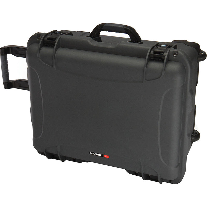 Nanuk 950 Protective Rolling Case with Foam Dividers (Graphite)