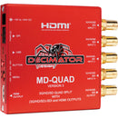 DECIMATOR MD-QUAD 3G/HD/SD-SDI Quad Split Multi-Viewer with SD/HD/3G-SDI & HDMI Outputs Version 3