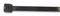 PRO POWER CVR200LBK Cable Tie, Nylon 6.6 (Polyamide 6.6), Black, 203 mm, 7.6 mm, 52 mm